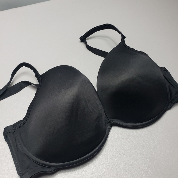 Cacique solid black bra with underwire women's plus size 44D - Picture 2 of 8